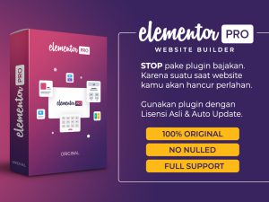 Elementor Pro Lisensi Original Auto Update